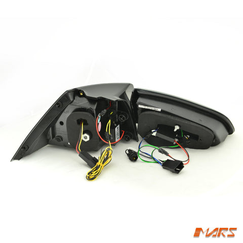 Full Smoked R Style LED Tail lights for Volkswagen VW Golf VII MK - 7 Hatch 2012 - 2017 - Mars Performance