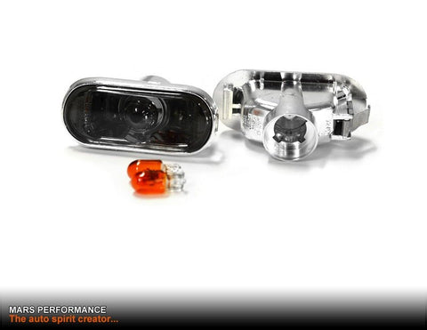 Full Smoked Side Indicator Turn Signal Marker for Honda CIVIC EG EH 1992 - 1995 & S2000 AP - Mars Performance
