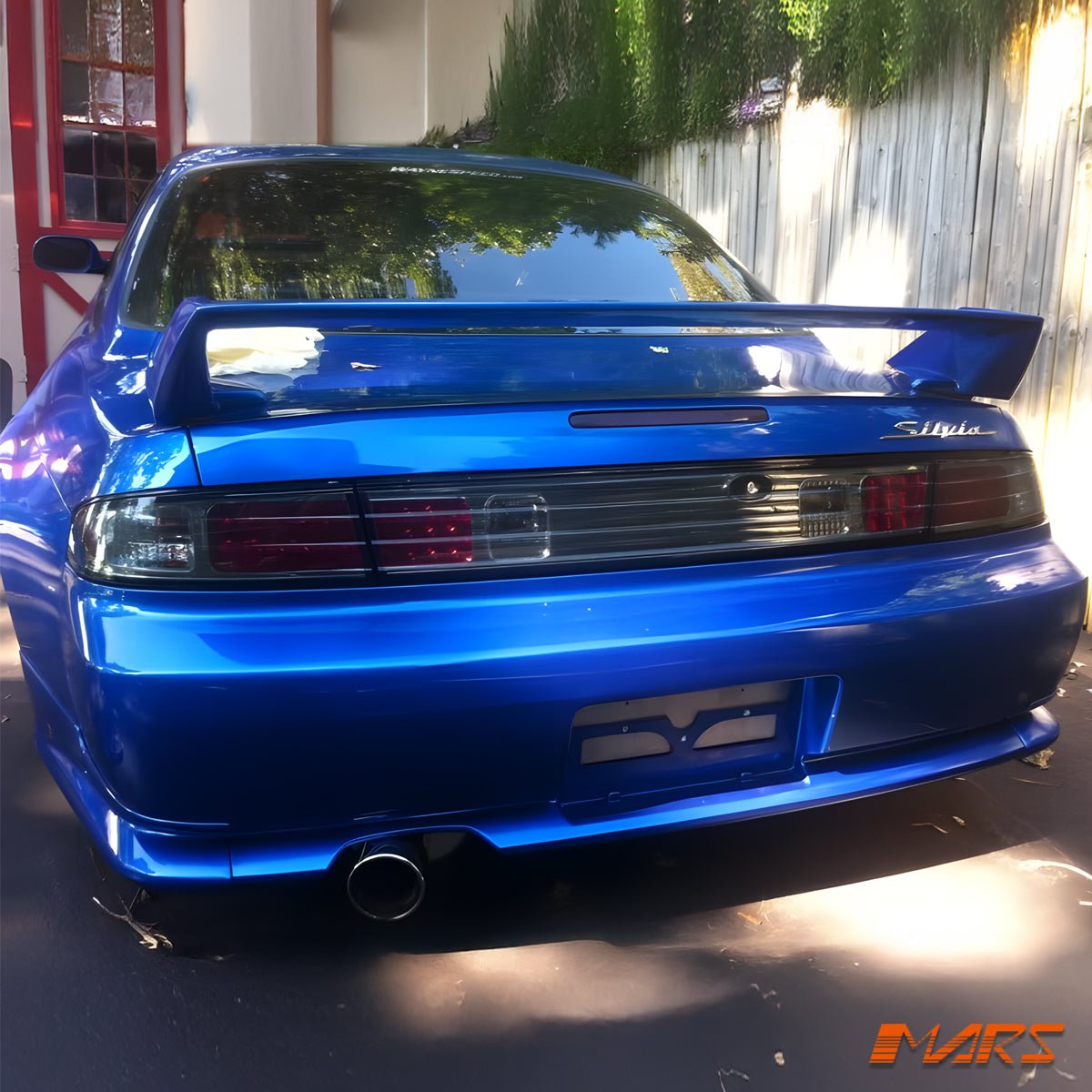 Full Smoked Tail Lights middle Garnish for Nissan 200SX Silvia S14 1993 - 1998 - Mars Performance