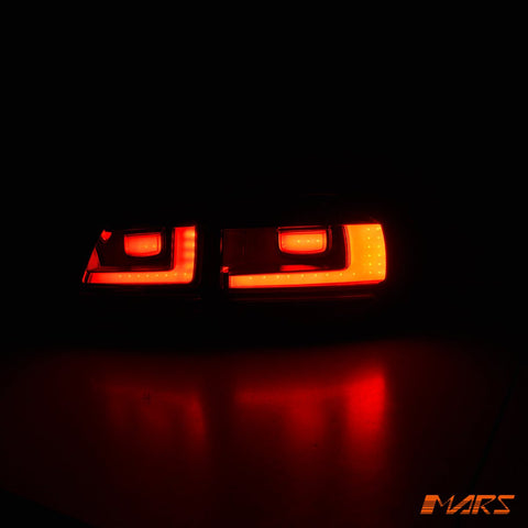 Full Smoked Update Style LED 3D Stripe Bar Tail lights for Volkswagen VW Tiguan 5N 2008 - 2011 - Mars Performance