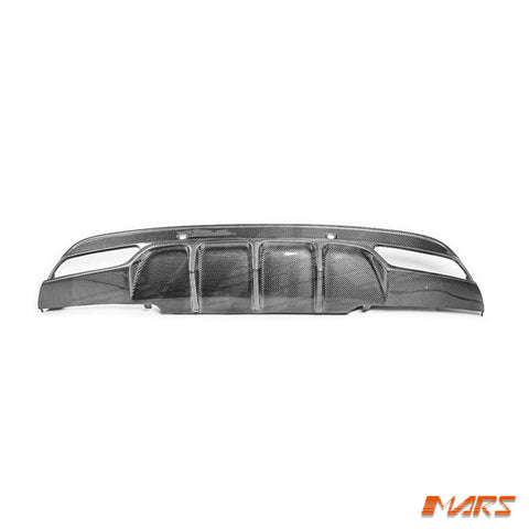 Future Design Carbon Fibre Rear Bumper Bar Diffuser Bodykit for Mercedes - Benz C63 & C63 - S AMG W205 Sedan & S205 Wagon MY15 - MY18 - Mars Performance