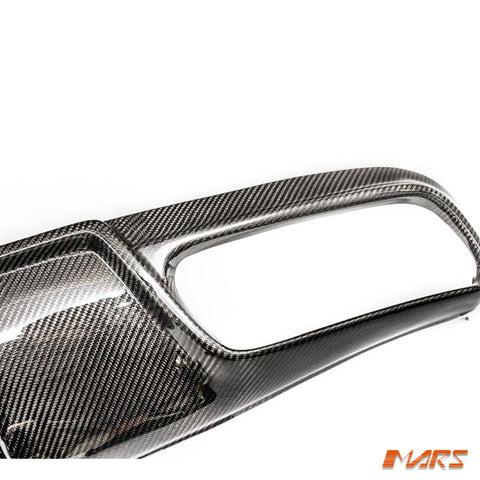 Future Design Carbon Fibre Rear Bumper bar Diffuser for Mercedes - Benz MY16 - MY18 C - Class C205 A205 AMG Package & C43 C63 - S - Mars Performance