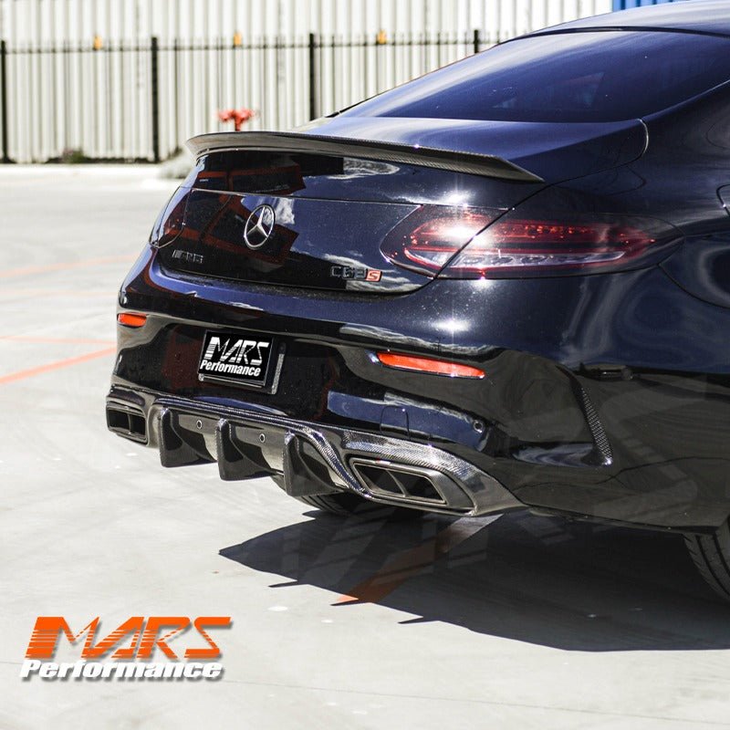 Future Design Carbon Fibre Rear Bumper bar Diffuser for Mercedes - Benz MY16 - MY18 C - Class C205 A205 AMG Package & C43 C63 - S - Mars Performance