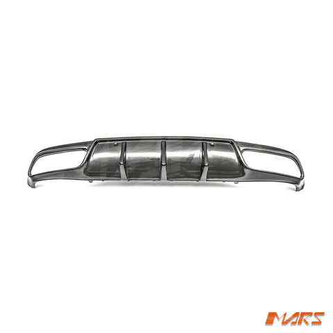 Future Design Carbon Fibre Rear Bumper bar Diffuser for Mercedes - Benz MY16 - MY18 C - Class C205 A205 AMG Package & C43 C63 - S - Mars Performance