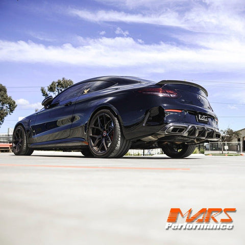 Future Design Carbon Fibre Rear Bumper bar Diffuser for Mercedes - Benz MY16 - MY18 C - Class C205 A205 AMG Package & C43 C63 - S - Mars Performance