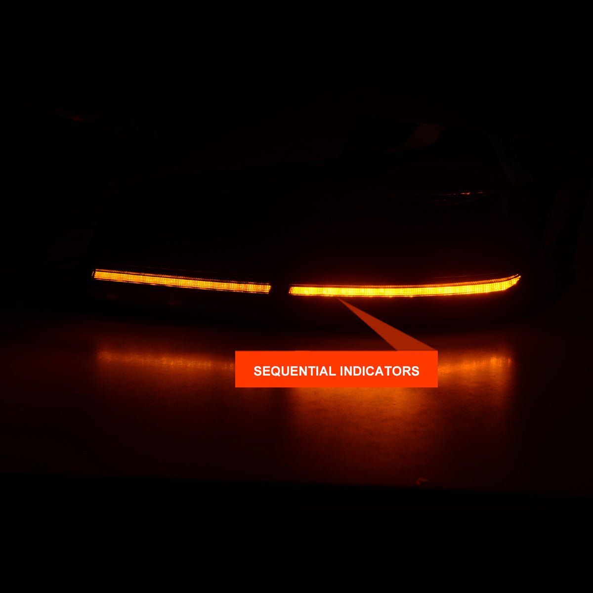 G30 F90 M5 Style 3D Stripe Full LED Tail lights with Sequential Indicator for BMW 5 - Series F10 F18 Sedan 2010 - 2016 - Mars Performance