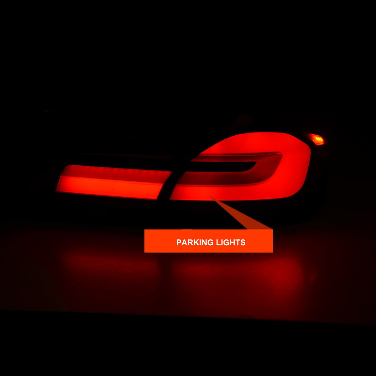 G30 F90 M5 Style 3D Stripe Full LED Tail lights with Sequential Indicator for BMW 5 - Series F10 F18 Sedan 2010 - 2016 - Mars Performance