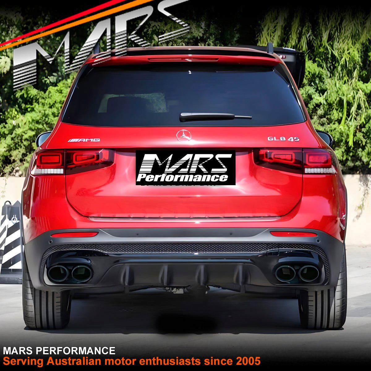 GLB45 Style Rear Diffuser Bodykit for Mercedes - Benz GLB - Class X247 with AMG Sport Bumper Bar & GLB35 - Mars Performance