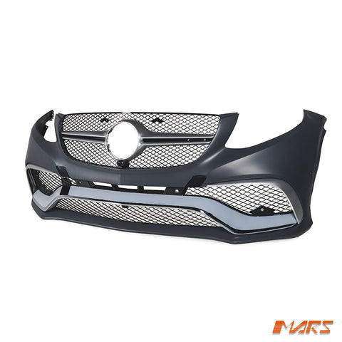 GLE63 Style Front Bumper bar BodyKit & Grill for Mercedes - Benz GLE Class C292 Coupe 2015 - 2019 & GLE43 AMG - Mars Performance