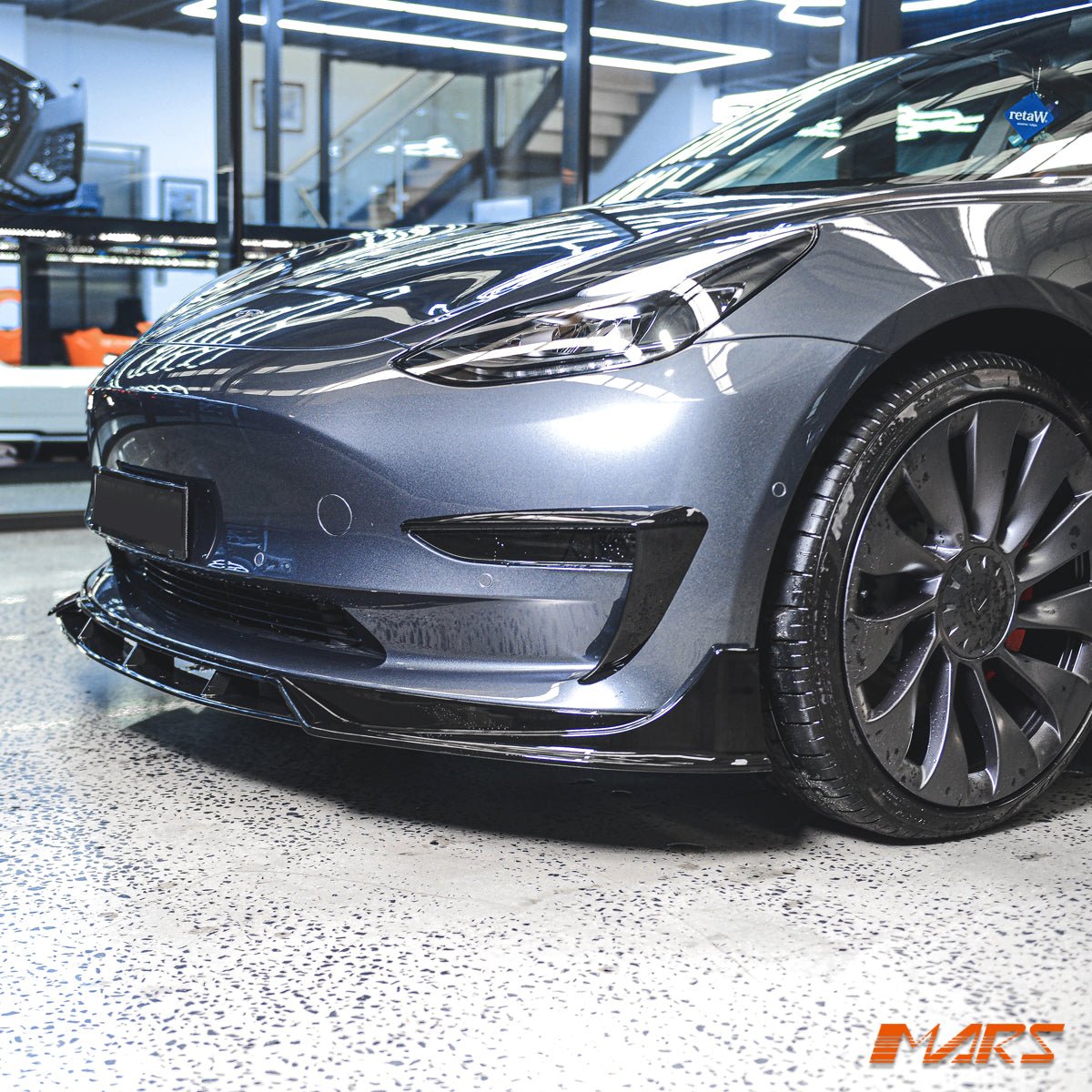 DOLKSN Front Bumper Lip Front Spoiler Wing Fit for 2017-2023 Tesla M DOLKSN Front Bumper Lip Front Spoiler Wing Fit for 2017-2023 Tesla M