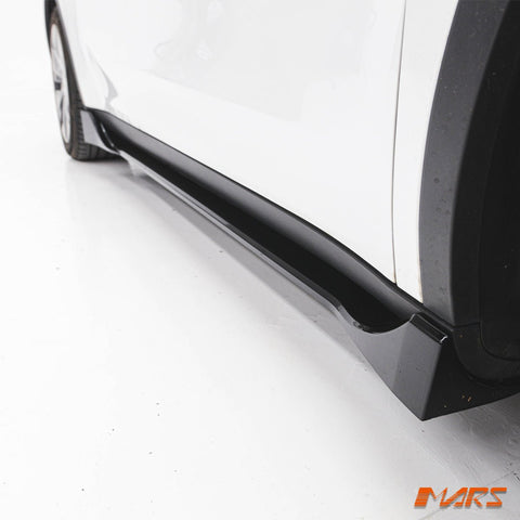Gloss Black Aero DYNAMIC Lower Side Skirts Lip Spoiler BodyKit for Tesla Model Y 2022 - 2024 - Mars Performance