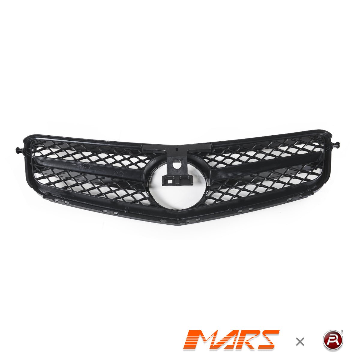 Gloss Black AMG C63 Style Front Bumper Bar Grille Grill Bodykit for Mercedes - Benz C - Class W204 Sedan & C204 Coupe 2007 - 2014 - Mars Performance