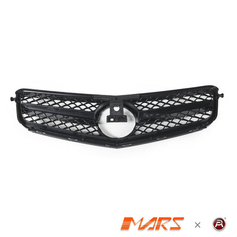 Gloss Black AMG C63 Style Front Bumper Bar Grille Grill Bodykit for Mercedes - Benz C - Class W204 Sedan & C204 Coupe 2007 - 2014 - Mars Performance