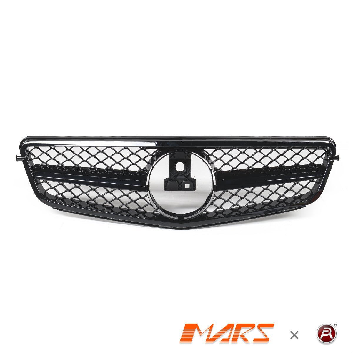 Gloss Black AMG C63 Style Front Bumper Bar Grille Grill Bodykit for Mercedes - Benz C - Class W204 Sedan & C204 Coupe 2007 - 2014 - Mars Performance