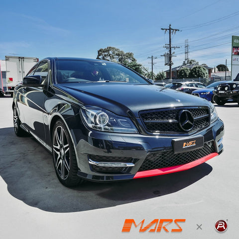 Gloss Black AMG C63 Style Front Bumper Bar Grille Grill Bodykit for Mercedes - Benz C - Class W204 Sedan & C204 Coupe 2007 - 2014 - Mars Performance
