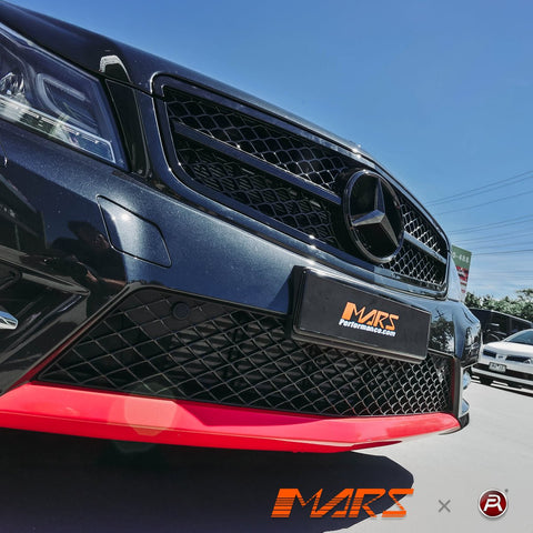 Gloss Black AMG C63 Style Front Bumper Bar Grille Grill Bodykit for Mercedes - Benz C - Class W204 Sedan & C204 Coupe 2007 - 2014 - Mars Performance