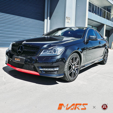Gloss Black AMG C63 Style Front Bumper Bar Grille Grill Bodykit for Mercedes - Benz C - Class W204 Sedan & C204 Coupe 2007 - 2014 - Mars Performance