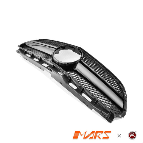 Gloss Black AMG E63 Style Front Bumper Bar Grille Grill Bodykit for Mercedes - Benz E - Class W212 2014 - 2016 - Mars Performance