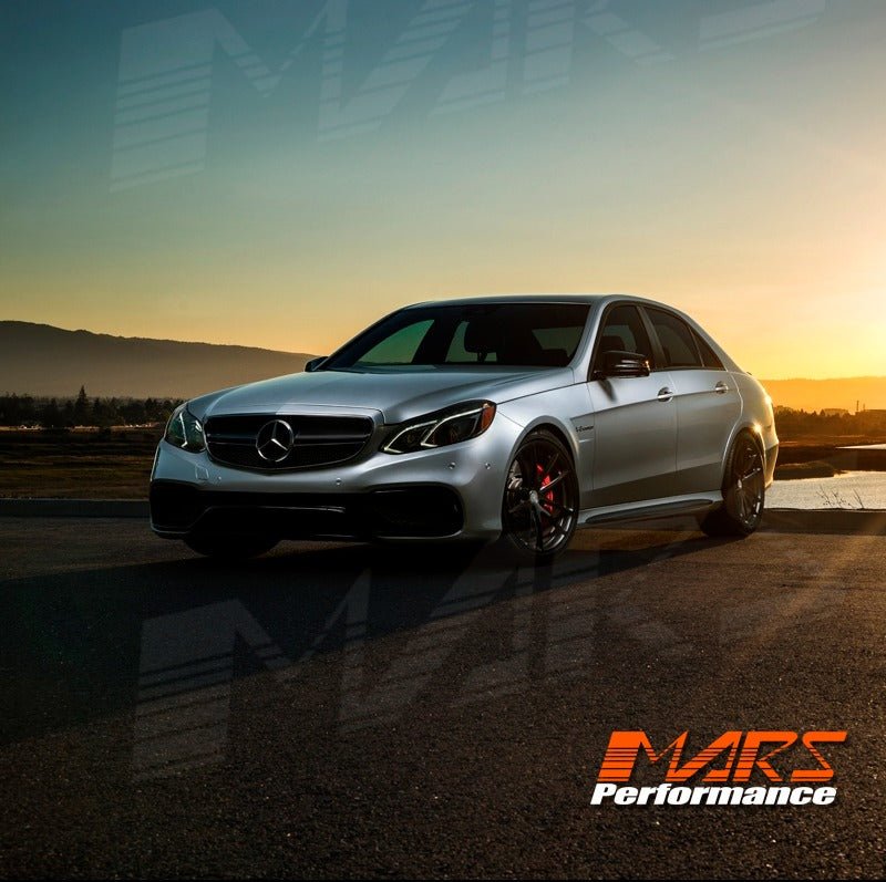 Gloss Black AMG E63 Style Front Bumper Bar Grille Grill Bodykit for Mercedes - Benz E - Class W212 2014 - 2016 - Mars Performance