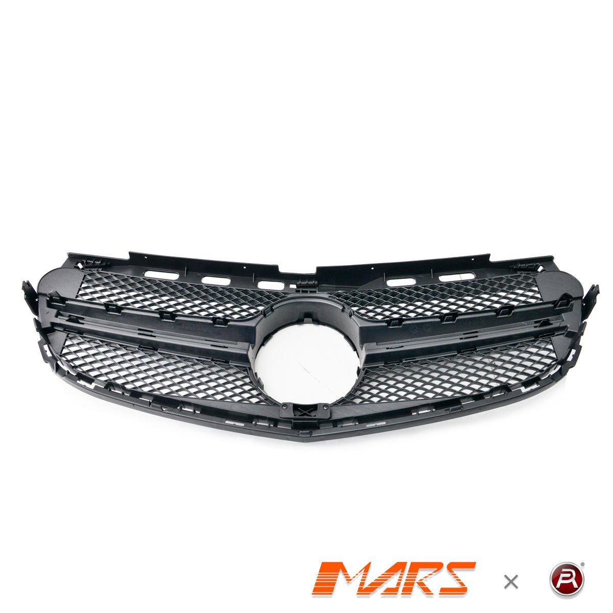 Gloss Black AMG E63 Style Front Bumper Bar Grille Grill Bodykit for Mercedes - Benz E - Class W212 2014 - 2016 - Mars Performance
