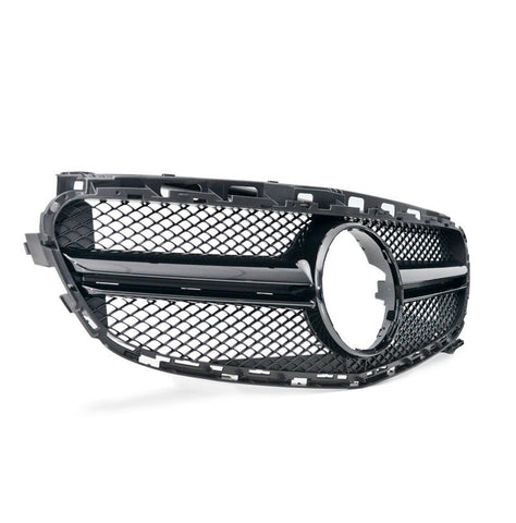 Gloss Black AMG E63 Style Front Bumper Bar Grille Grill Bodykit for Mercedes - Benz E - Class W212 2014 - 2016 - Mars Performance