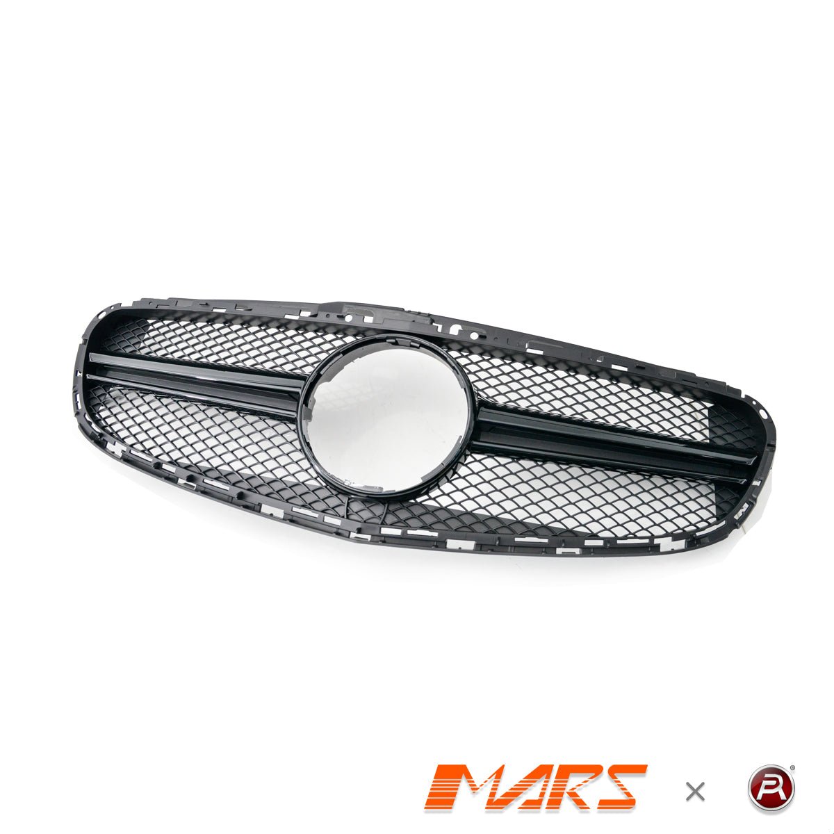 Gloss Black AMG E63 Style Front Bumper Bar Grille Grill Bodykit for Mercedes - Benz E - Class W212 2014 - 2016 - Mars Performance