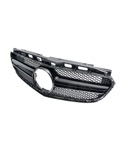 Gloss Black AMG E63 Style Front Bumper Bar Grille Grill Bodykit for Mercedes - Benz E - Class W212 2014 - 2016 - Mars Performance