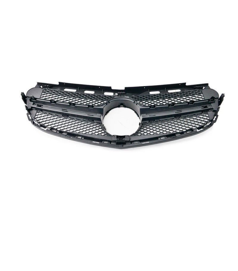 Gloss Black AMG E63 Style Front Bumper Bar Grille Grill Bodykit for Mercedes - Benz E - Class W212 2014 - 2016 - Mars Performance