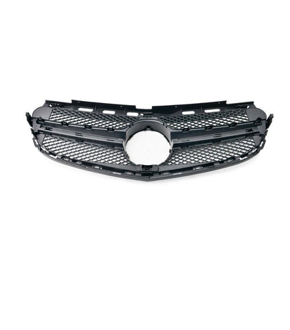 Gloss Black AMG E63 Style Front Bumper Bar Grille Grill Bodykit for Mercedes - Benz E - Class W212 2014 - 2016 - Mars Performance