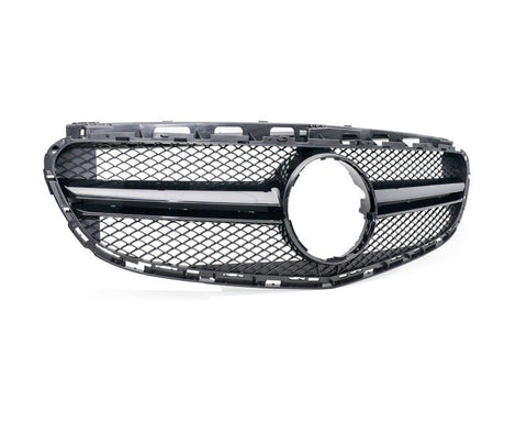 Gloss Black AMG E63 Style Front Bumper Bar Grille Grill Bodykit for Mercedes - Benz E - Class W212 2014 - 2016 - Mars Performance