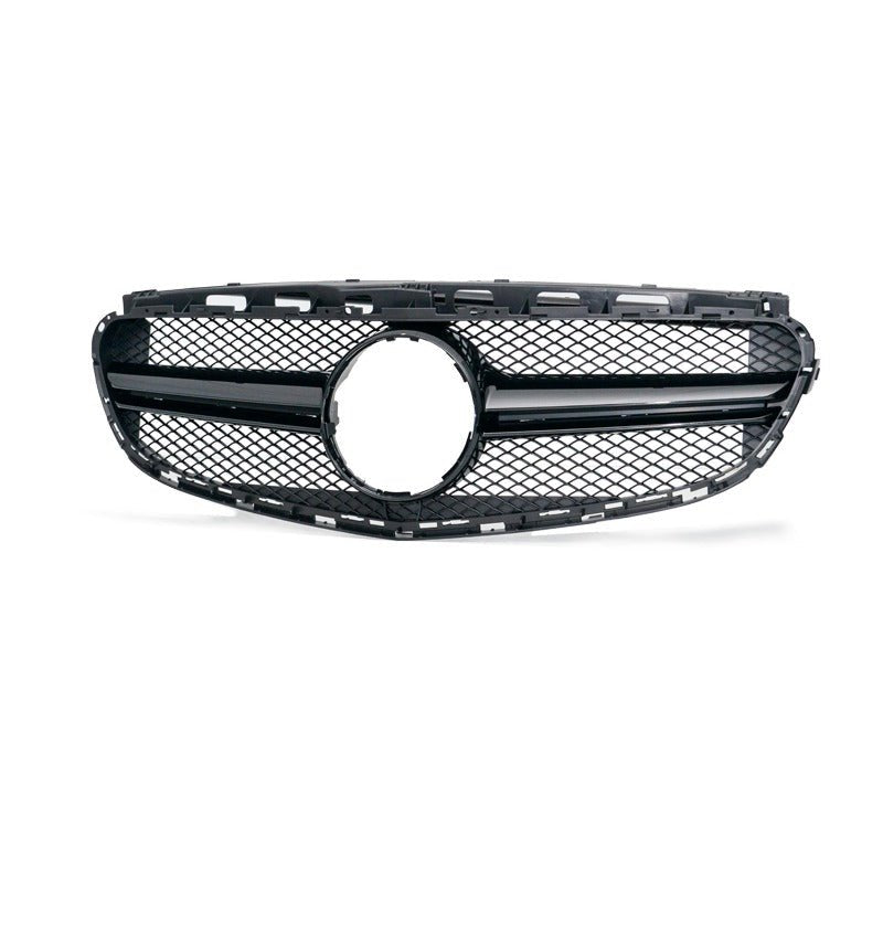 Gloss Black AMG E63 Style Front Bumper Bar Grille Grill Bodykit for Mercedes - Benz E - Class W212 2014 - 2016 - Mars Performance
