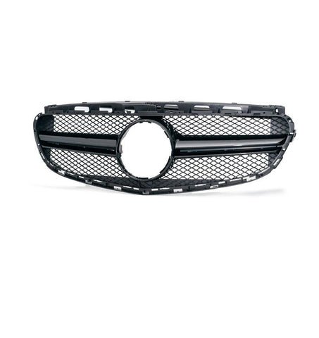 Gloss Black AMG E63 Style Front Bumper Bar Grille Grill Bodykit for Mercedes - Benz E - Class W212 2014 - 2016 - Mars Performance