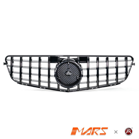 Gloss Black AMG Panamericana Style Front Bumper Bar Grill Grille Bodykit for Mercedes - Benz C - Class W204 Sedan & C204 Coupe 2007 - 2014 - Mars Performance