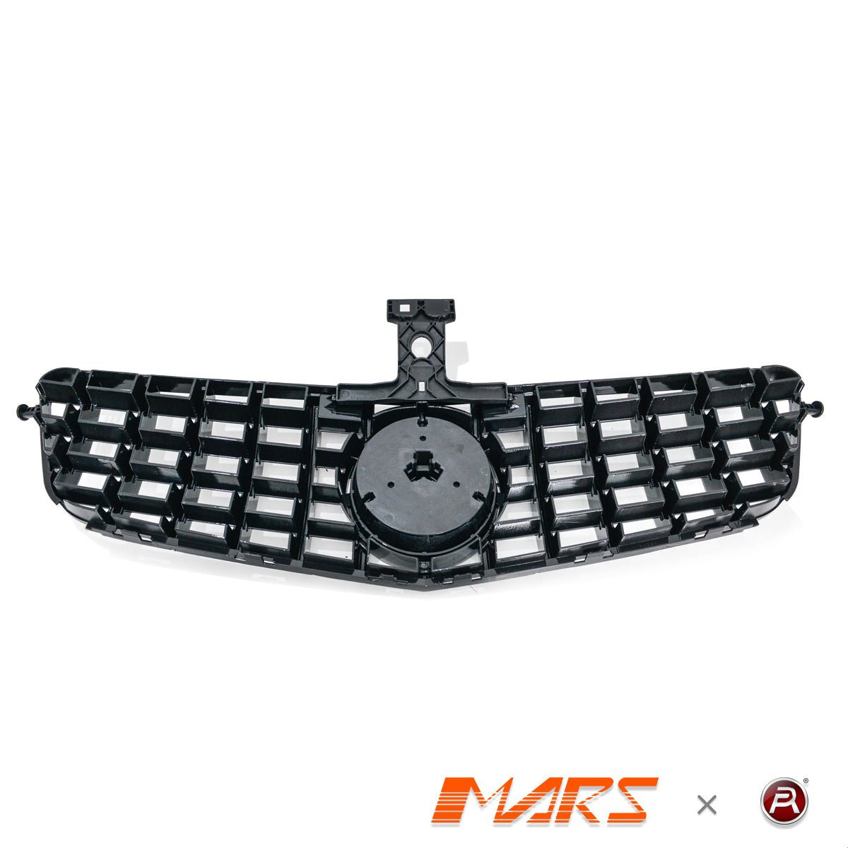 Gloss Black AMG Panamericana Style Front Bumper Bar Grill Grille Bodykit for Mercedes - Benz C - Class W204 Sedan & C204 Coupe 2007 - 2014 - Mars Performance