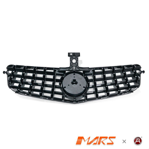 Gloss Black AMG Panamericana Style Front Bumper Bar Grill Grille Bodykit for Mercedes - Benz C - Class W204 Sedan & C204 Coupe 2007 - 2014 - Mars Performance