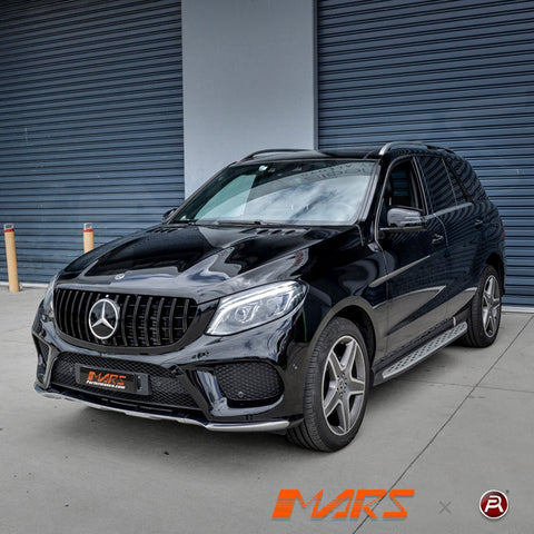 Gloss Black AMG Panamericana Style Front Bumper Bar Grille Grill Bodykit for Mercedes - Benz C292 W292 GLE Coupe & GLE43 2015 - 2019 - Mars Performance