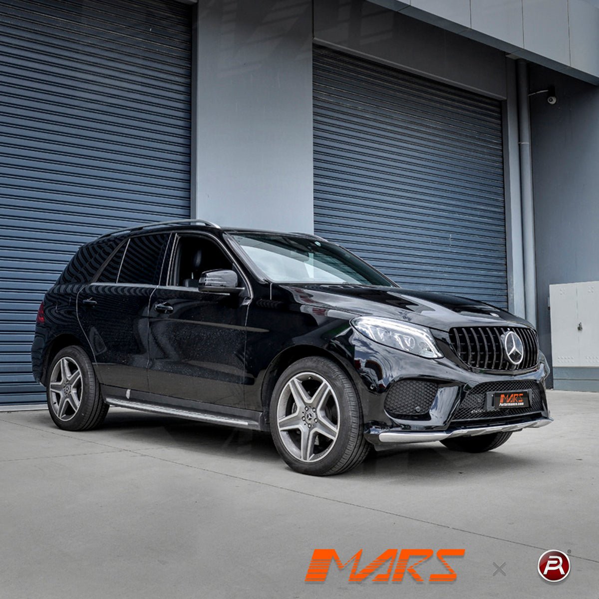 Gloss Black AMG Panamericana Style Front Bumper Bar Grille Grill Bodykit for Mercedes - Benz C292 W292 GLE Coupe & GLE43 2015 - 2019 - Mars Performance