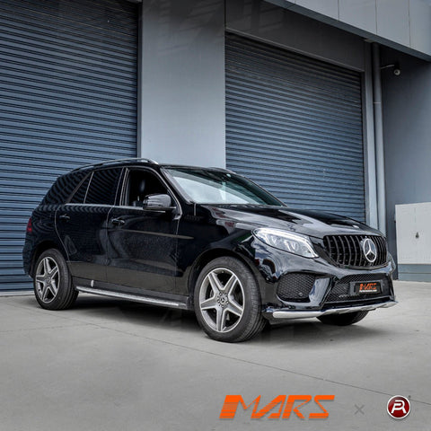 Gloss Black AMG Panamericana Style Front Bumper Bar Grille Grill Bodykit for Mercedes - Benz C292 W292 GLE Coupe & GLE43 2015 - 2019 - Mars Performance