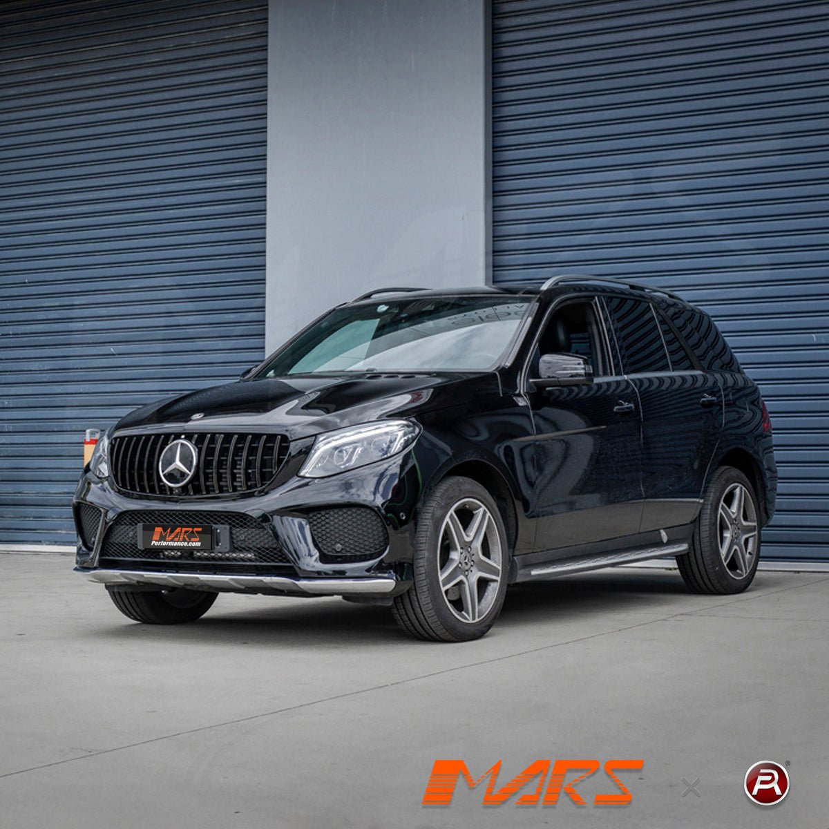 Gloss Black AMG Panamericana Style Front Bumper Bar Grille Grill Bodykit for Mercedes - Benz C292 W292 GLE Coupe & GLE43 2015 - 2019 - Mars Performance