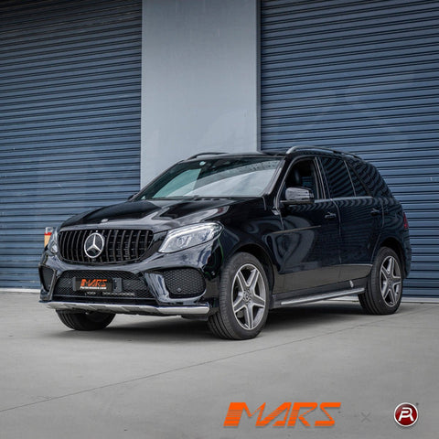 Gloss Black AMG Panamericana Style Front Bumper Bar Grille Grill Bodykit for Mercedes - Benz C292 W292 GLE Coupe & GLE43 2015 - 2019 - Mars Performance