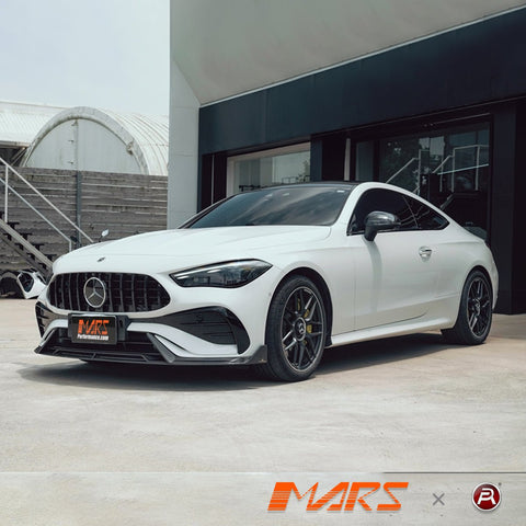 Gloss Black AMG Panamericana Style Front Bumper Bar Grille Grill Bodykit for Mercedes - Benz CLE - Class C236 A236 2023 - 2025 - Mars Performance
