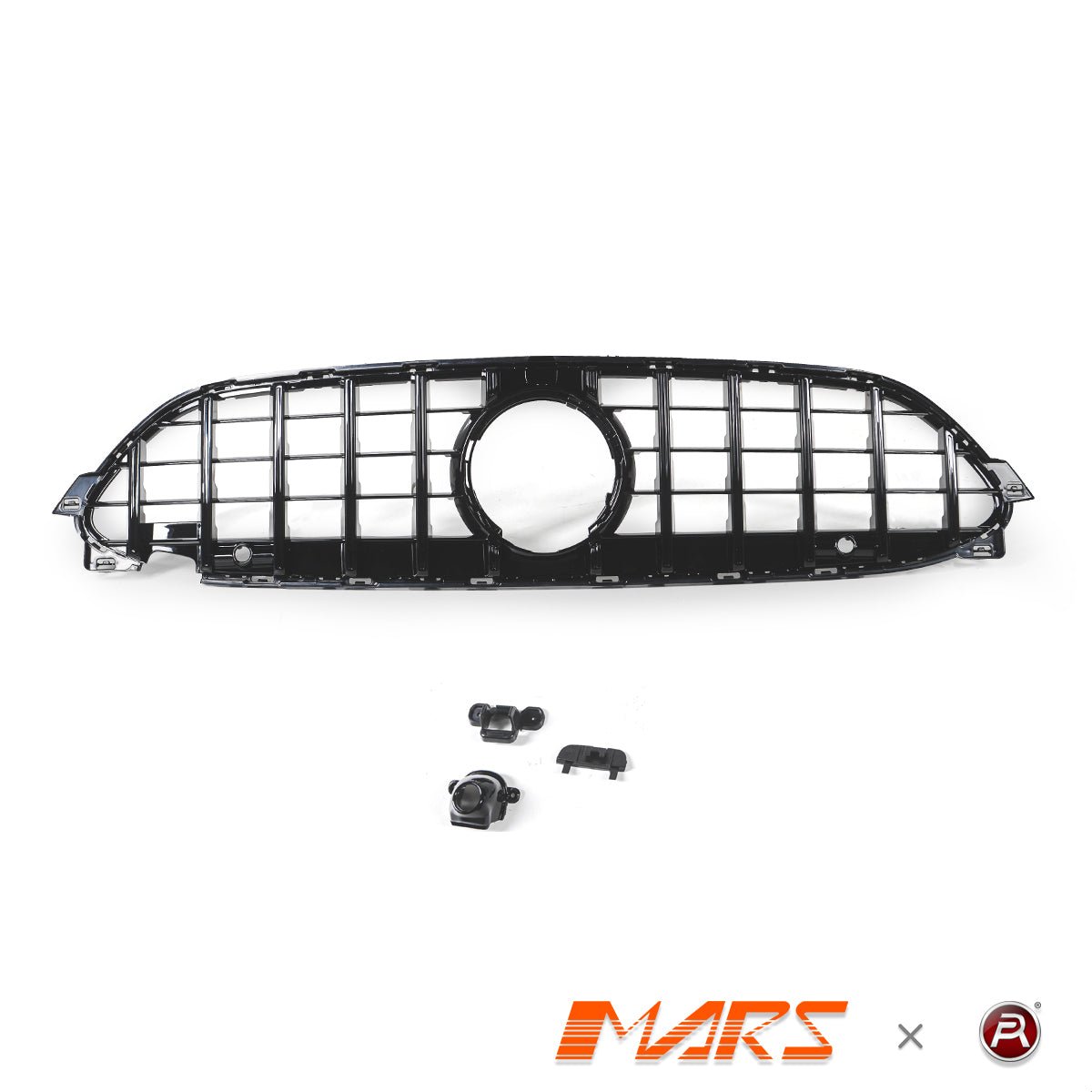 Gloss Black AMG Panamericana Style Front Bumper Bar Grille Grill Bodykit for Mercedes - Benz CLE - Class C236 A236 2023 - 2025 - Mars Performance