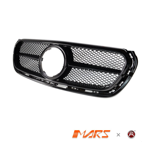 Gloss Black AMG Style Front Bumper Bar Grille Grill Bodykit for Mercedes - Benz X - Class Pick Up Ute W470 2017 - 22 - Mars Performance