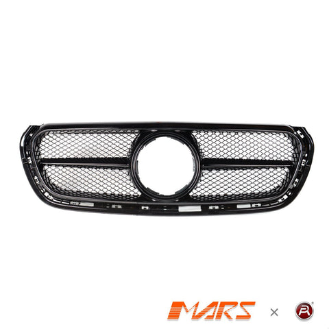 Gloss Black AMG Style Front Bumper Bar Grille Grill Bodykit for Mercedes - Benz X - Class Pick Up Ute W470 2017 - 22 - Mars Performance