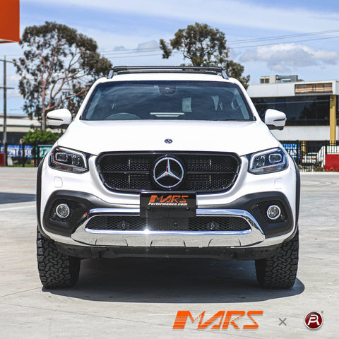 Gloss Black AMG Style Front Bumper Bar Grille Grill Bodykit for Mercedes - Benz X - Class Pick Up Ute W470 2017 - 22 - Mars Performance