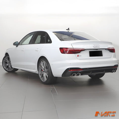 Gloss Black Bumper Bar diffuser Bodykit for AUDI B9 S4 & A4 S - line Sedan Avant 2020 - 2024 - Mars Performance
