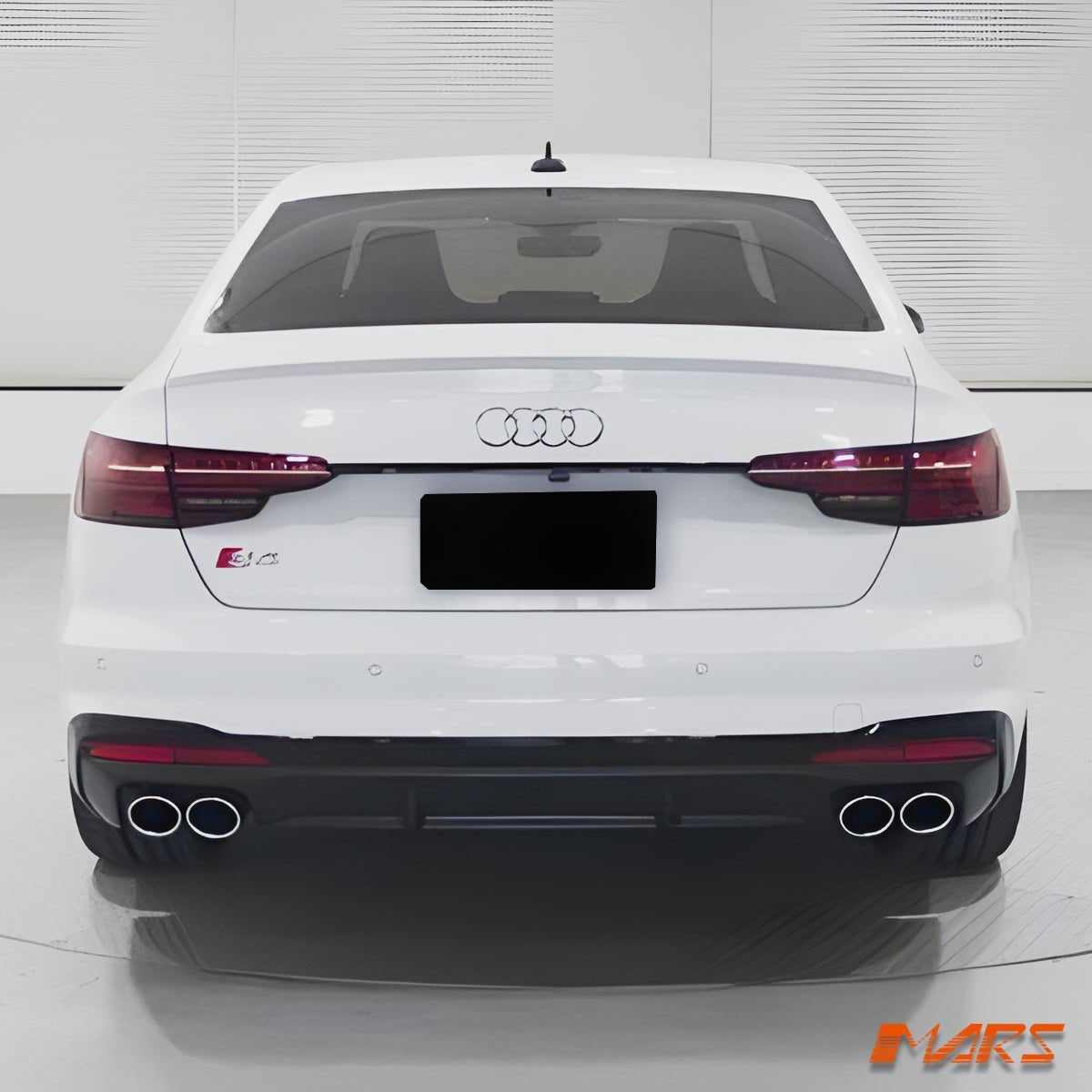 Gloss Black Bumper Bar diffuser Bodykit for AUDI B9 S4 & A4 S - line Sedan Avant 2020 - 2024 - Mars Performance