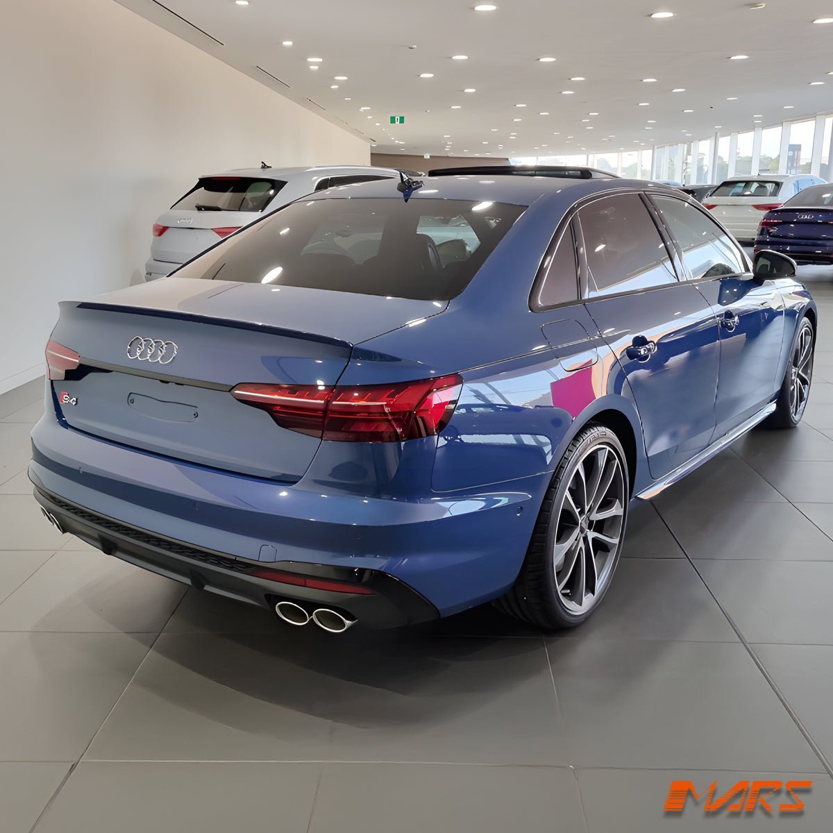 Gloss Black Bumper Bar diffuser Bodykit for AUDI B9 S4 & A4 S - line Sedan Avant 2020 - 2024 - Mars Performance
