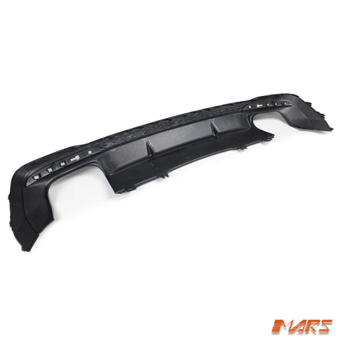 Gloss Black Bumper Bar diffuser Bodykit for AUDI B9 S4 & A4 S - line Sedan Avant 2020 - 2024 - Mars Performance