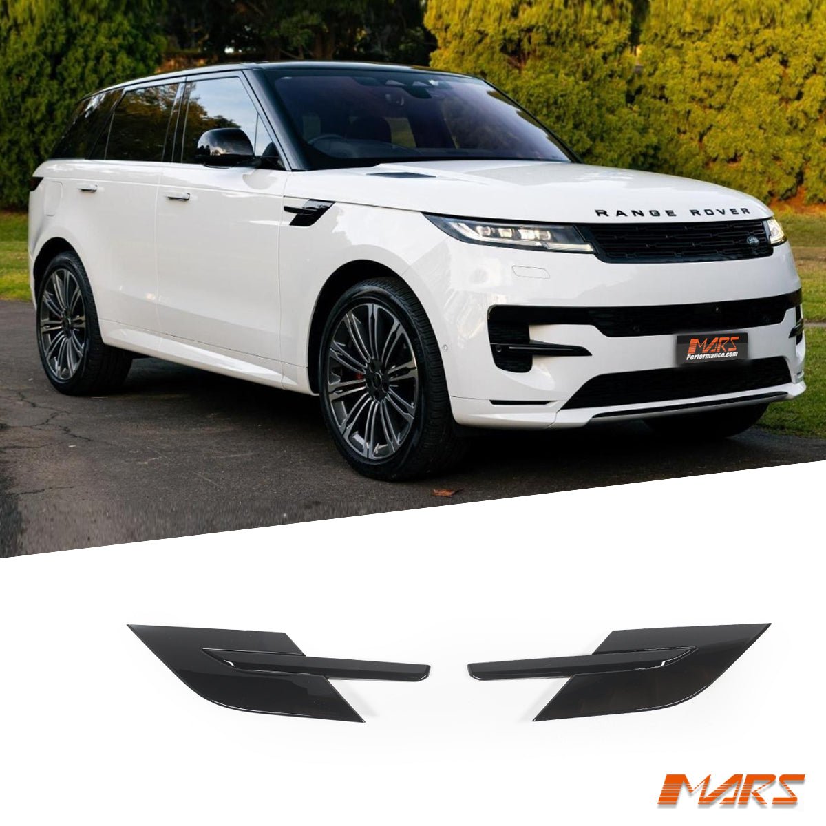 Gloss Black Dynamic Side Fender Guard Vents Bodykit for LAND ROVER Ran ...